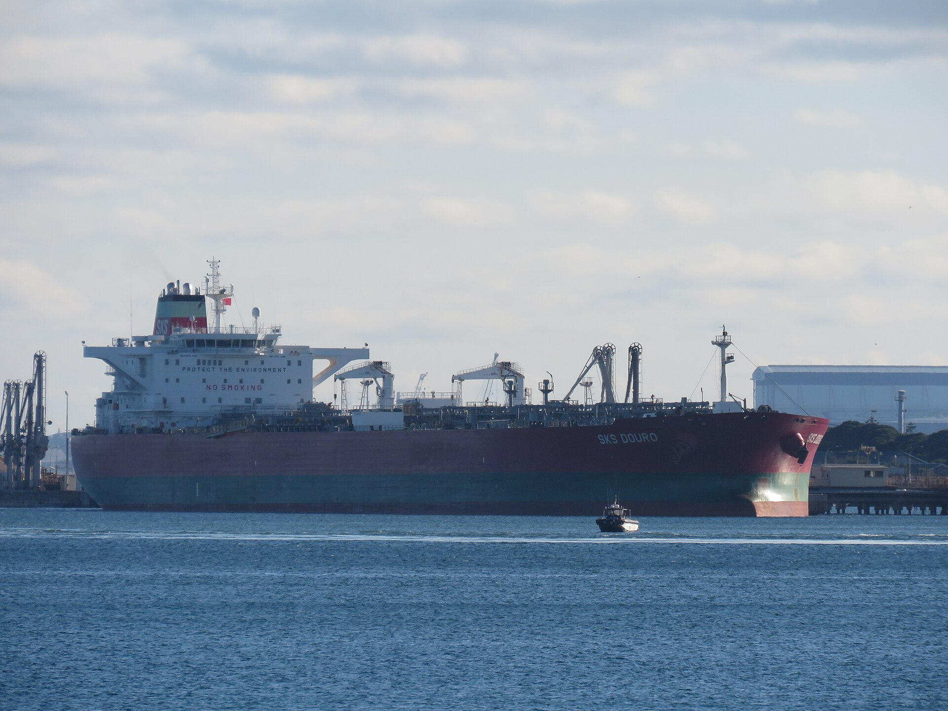 Crude Oil Tanker SKS Duoro at BP Oil Refinery Jetty, Kwinana, May 2023 03